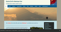 Desktop Screenshot of erlebnisballon.de